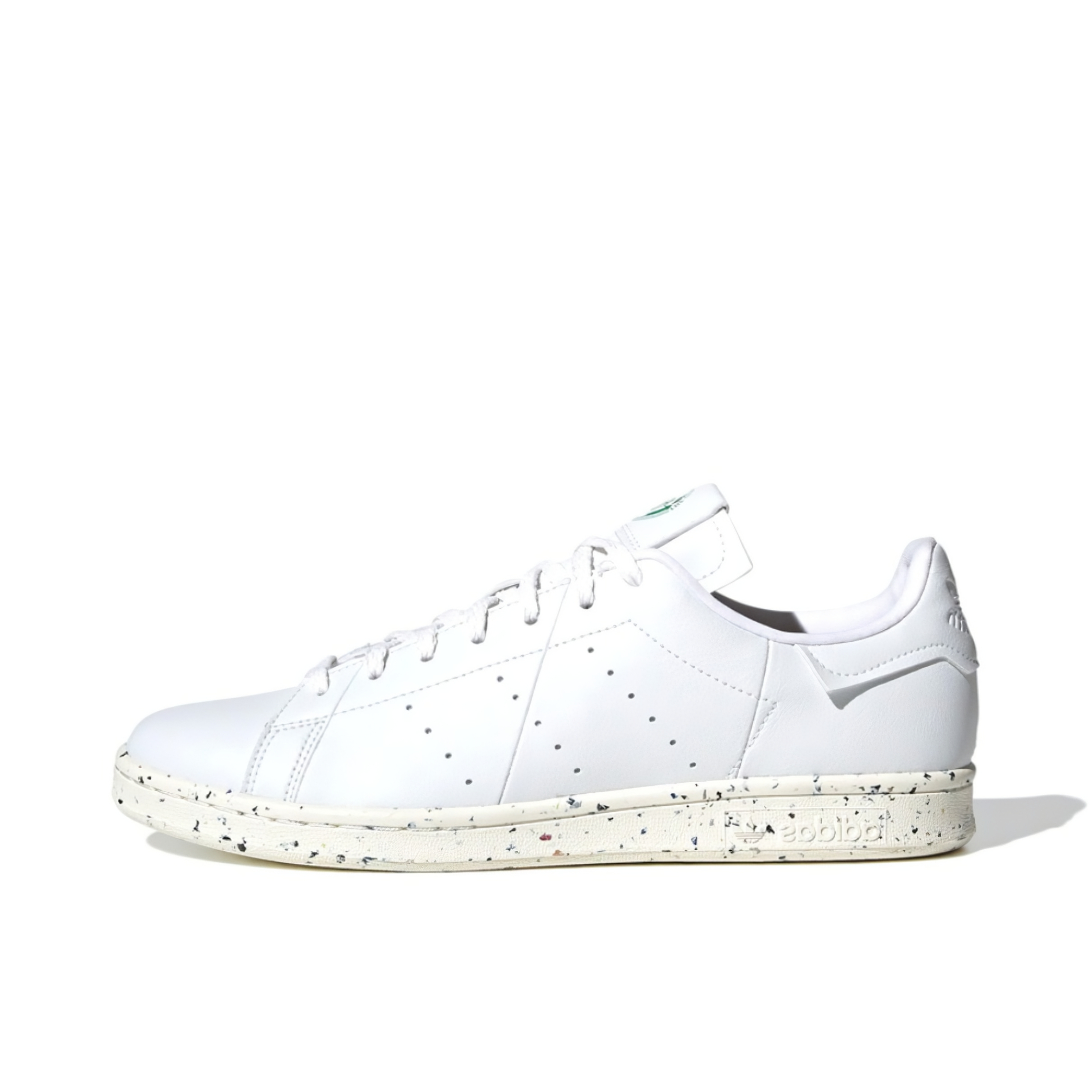 推荐商品：adidas Originals Stan Smith 板鞋 减震透气轻便低帮包裹性 环保材质/白/绿