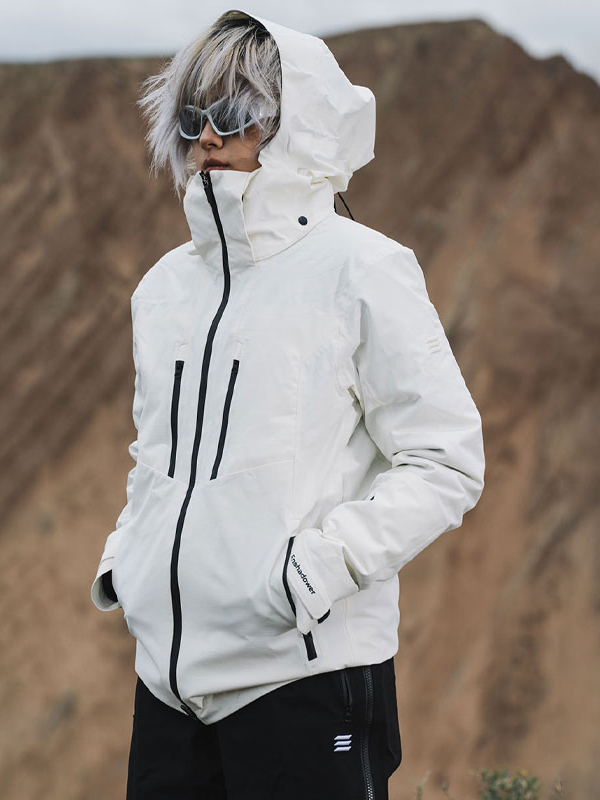 推荐商品：Enshadower/隐蔽者  全压胶防护三防冲锋衣 男女同款 EDR-1206 白