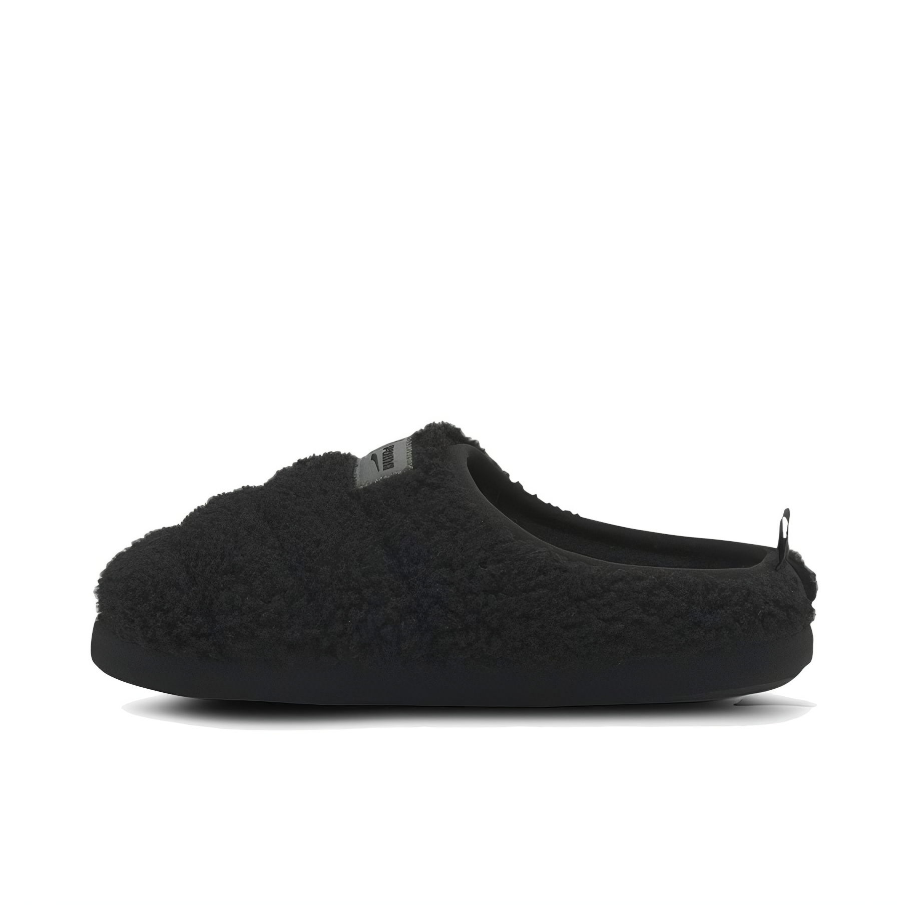 推荐商品：Puma/彪马 Scuff Sherpa Slippers 复古 简约休闲 运动 包头 拖鞋 黑色