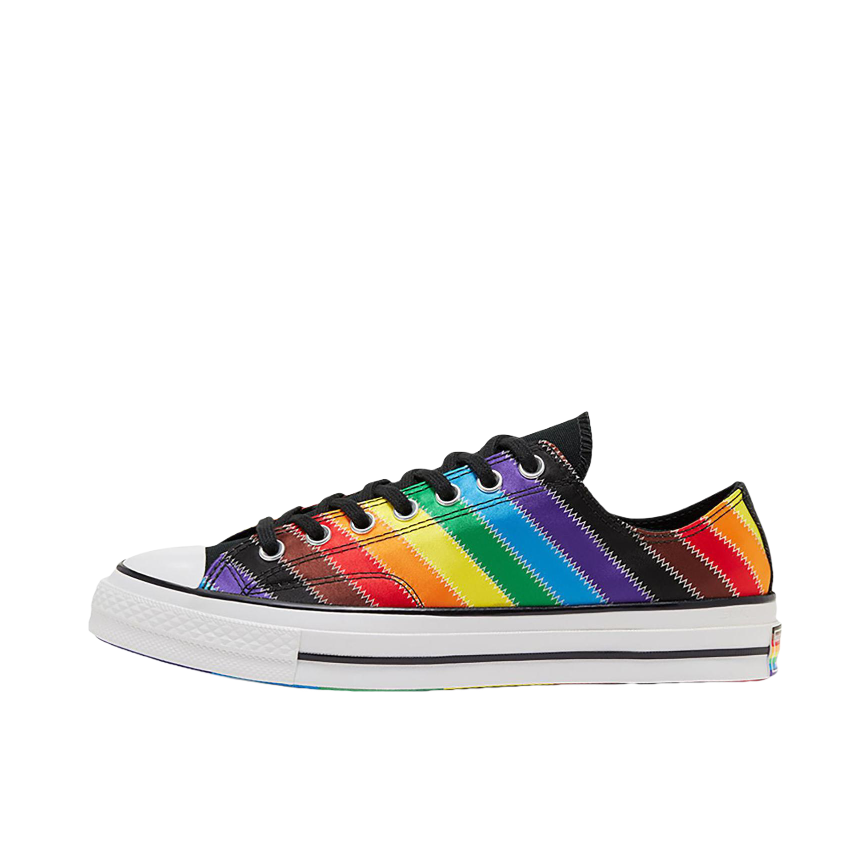 推荐商品：Converse/匡威 1970s 帆布鞋 圆头防滑经典复古轻便时尚拼接百搭 彩虹系列Low