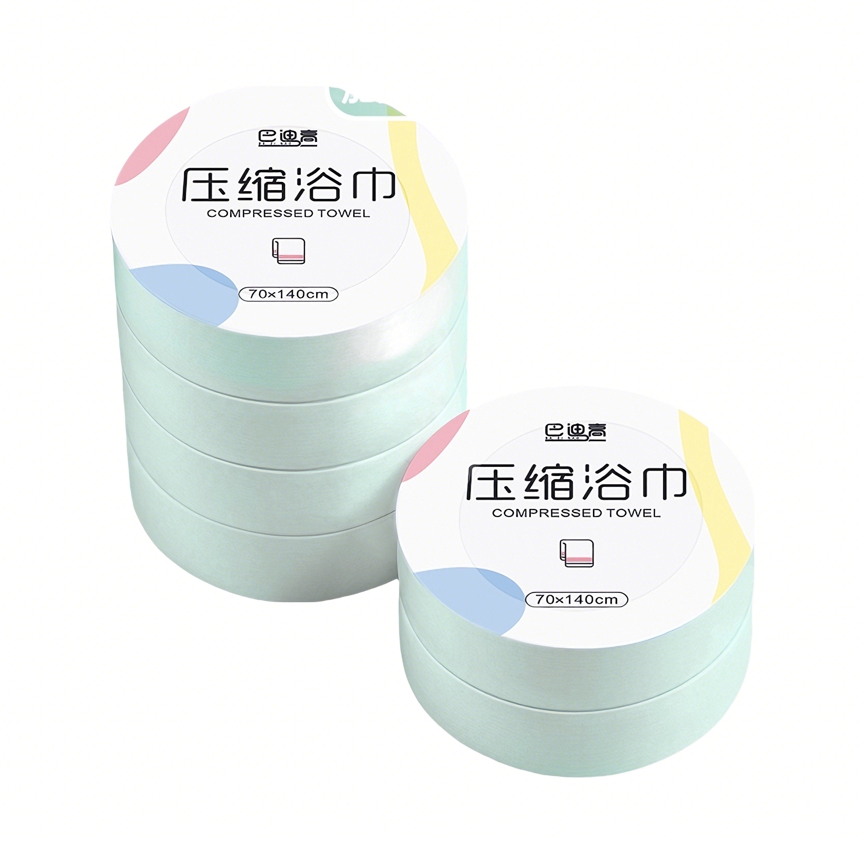 推荐商品：巴迪高 0079 粘胶纤维 加厚80% 一次性压缩浴巾 出差旅行便携