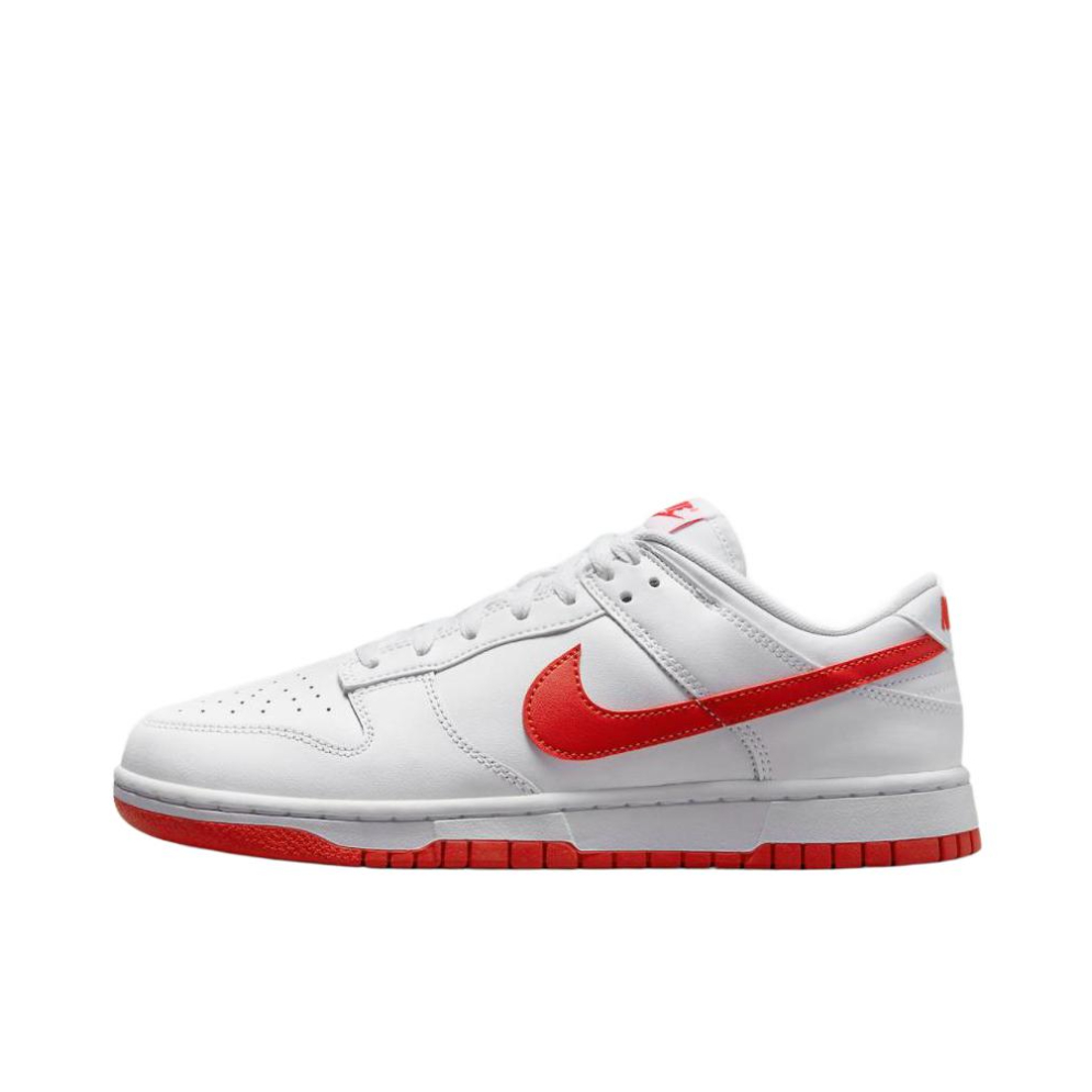 推荐商品：Nike Dunk 板鞋 经典复古百搭 白色/辣椒红