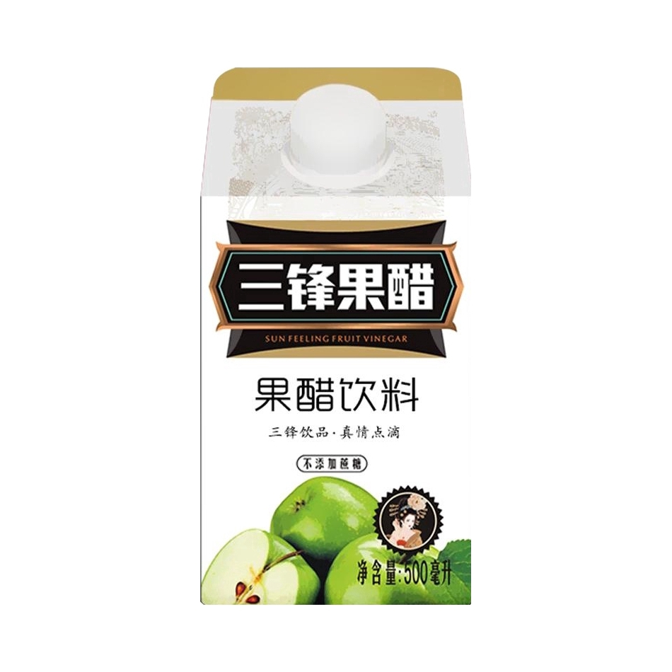 推荐商品：三锋 苹果醋饮料(无蔗糖) 盒装