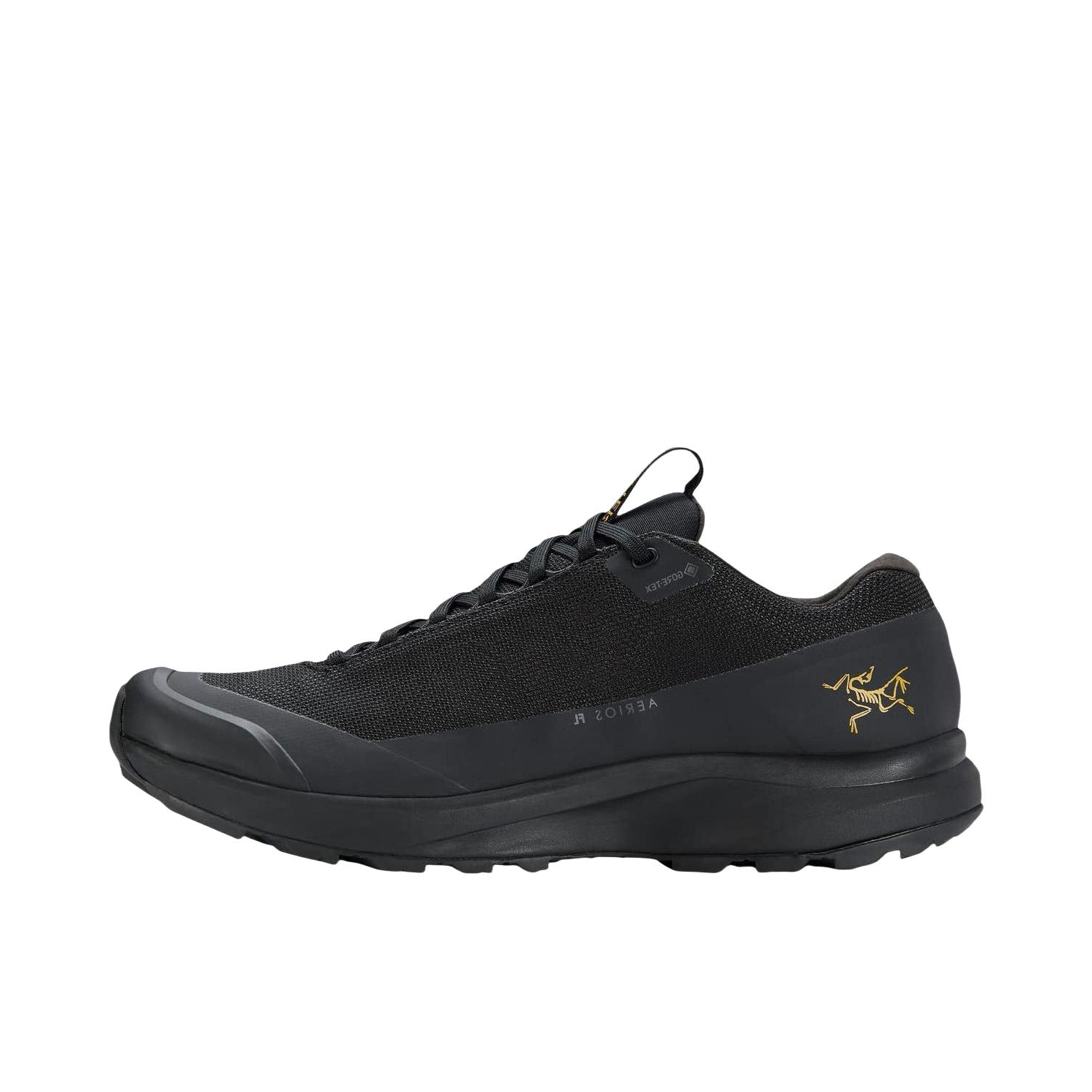 推荐商品：Arc'teryx 始祖鸟 Aerios FL 2 Gore-Tex 防水防滑 圆头 织物 覆盖 徒步鞋 户外鞋 男款/纯黑色