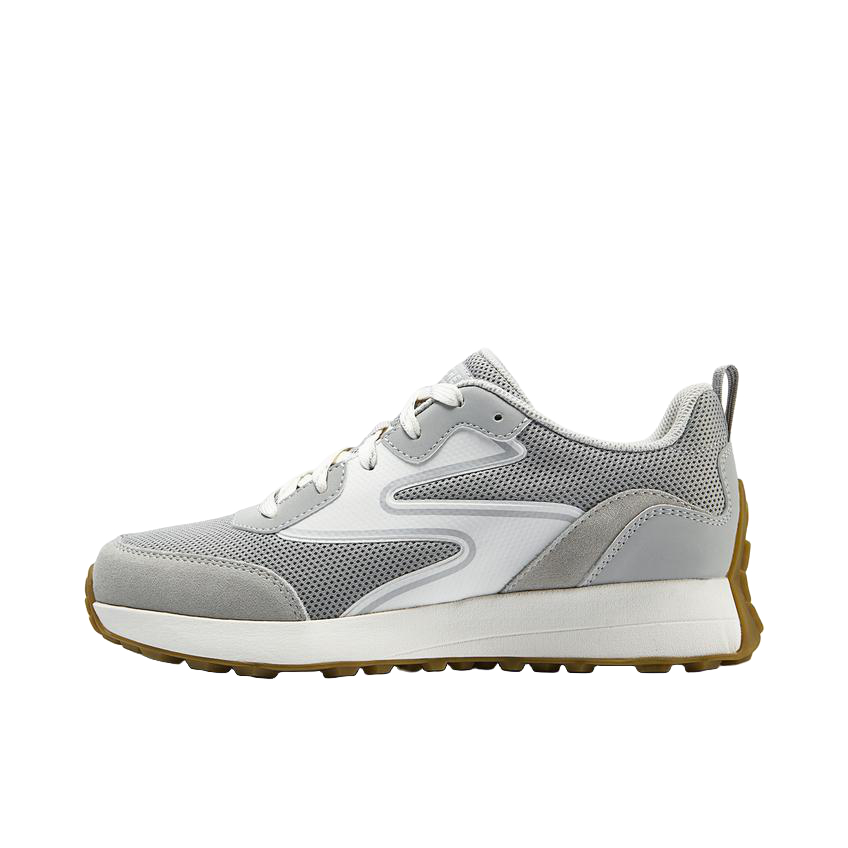 推荐商品：Skechers/斯凯奇 防滑耐磨 舒适轻便 网面 时尚复古 阿甘鞋 运动休闲鞋 177165 灰色/GRY 