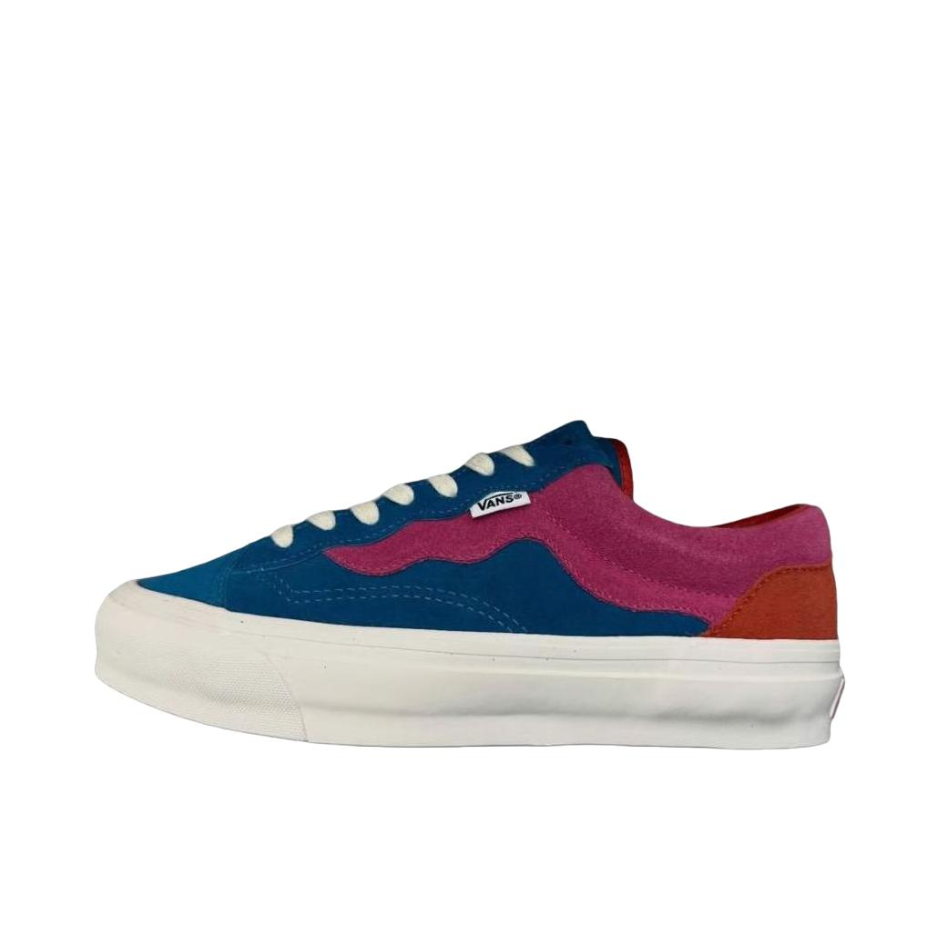 推荐商品：Vans/范斯 Old Skool 36 OTW 板鞋 厚底圆头贴合复古 Parra联名/蓝色/粉色