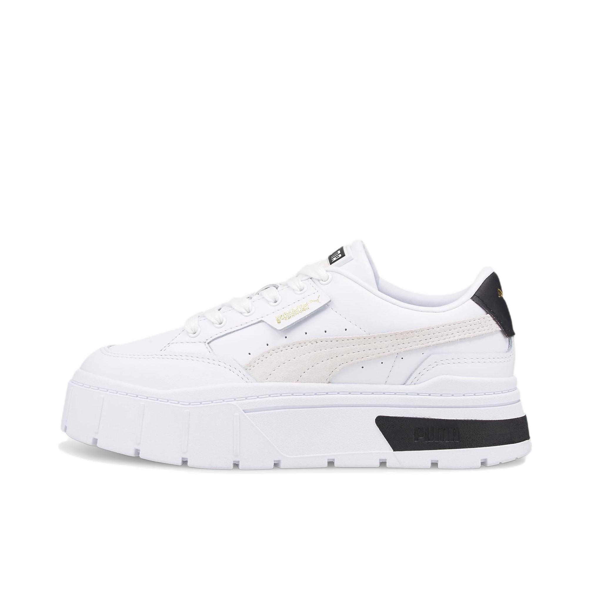 推荐商品：Puma/彪马 Mayze Stack X-mas 舒适轻盈 防滑耐磨 松糕 厚底鞋 板鞋 黑色