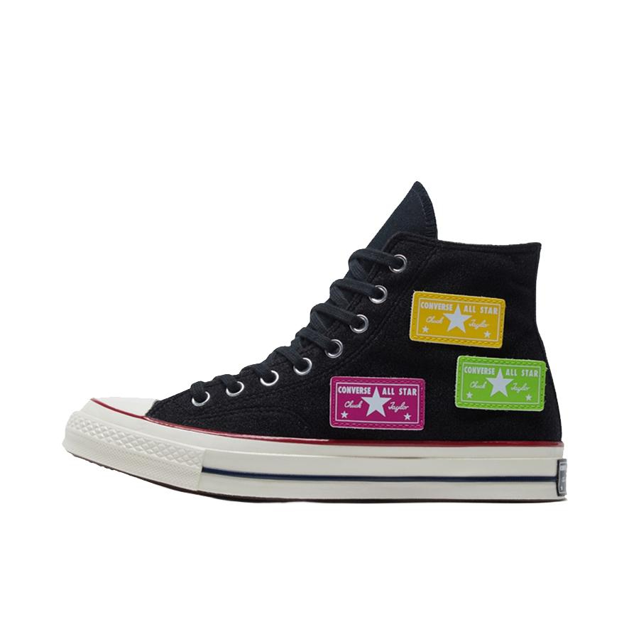 推荐商品：Converse/匡威 1970s 帆布鞋 圆头防滑经典复古轻便时尚拼接百搭 高帮/黑色/三色标