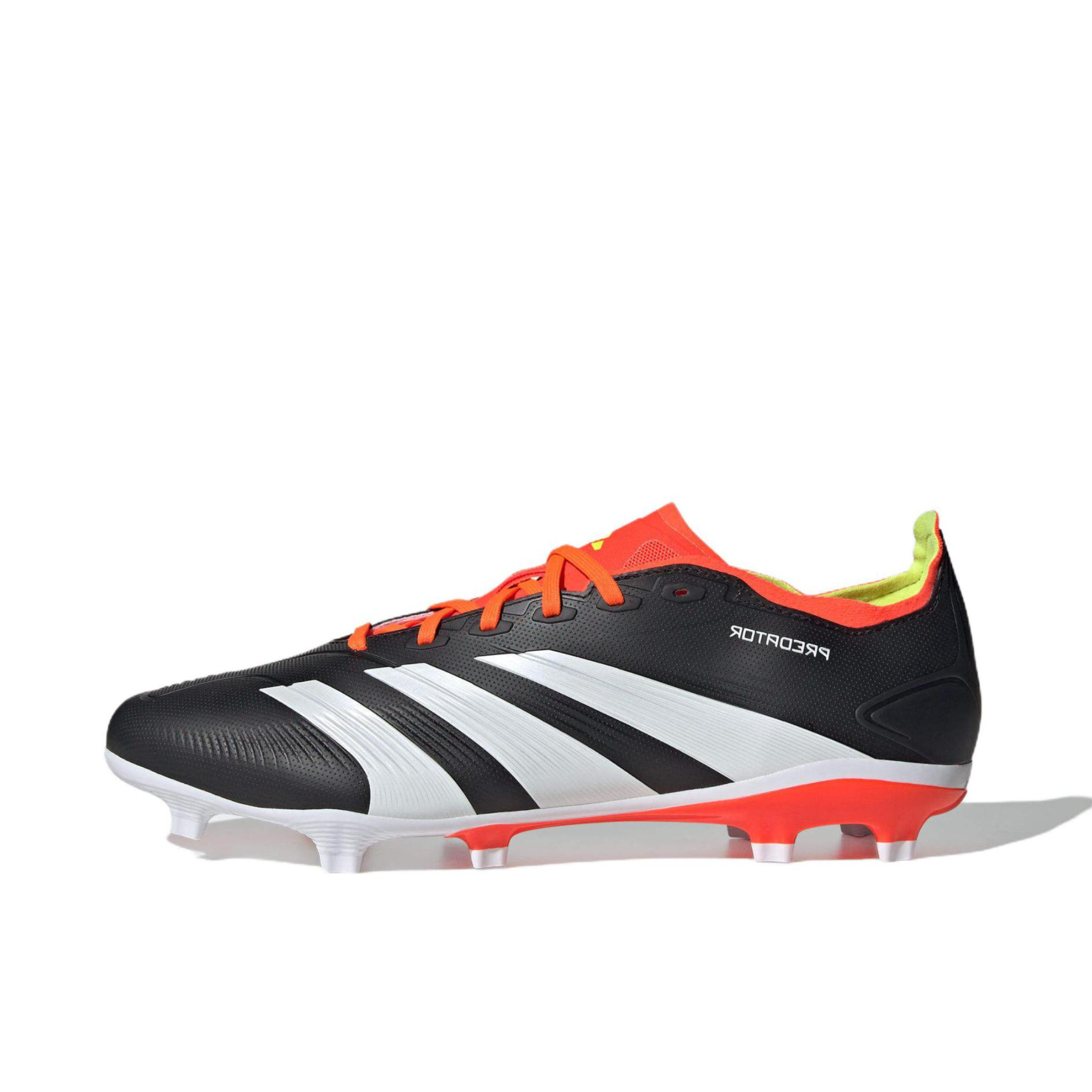 推荐商品：adidas Predator League FG 中端 胶质长钉 硬天然草场 防滑耐磨 减震轻便 足球鞋 大童/黑色/红色