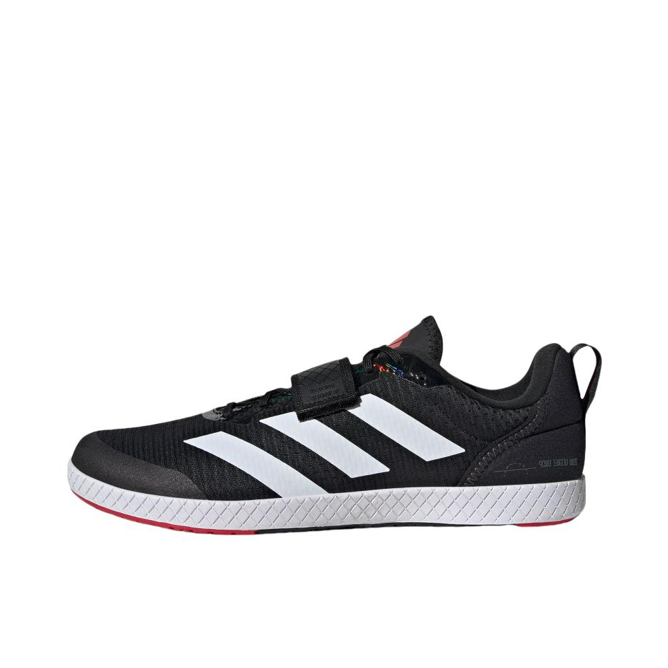 推荐商品：adidas The Total 防滑 耐磨 低帮 短钉 圆头 训练鞋  黑色/白色/纯宝石红