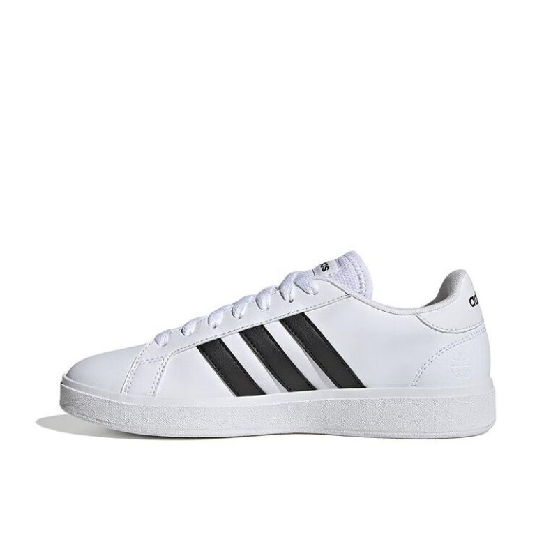 推荐商品：adidas NEO Grand Court 板鞋 防滑耐磨减震透气休闲复古时尚防水轻运动 GS/白色