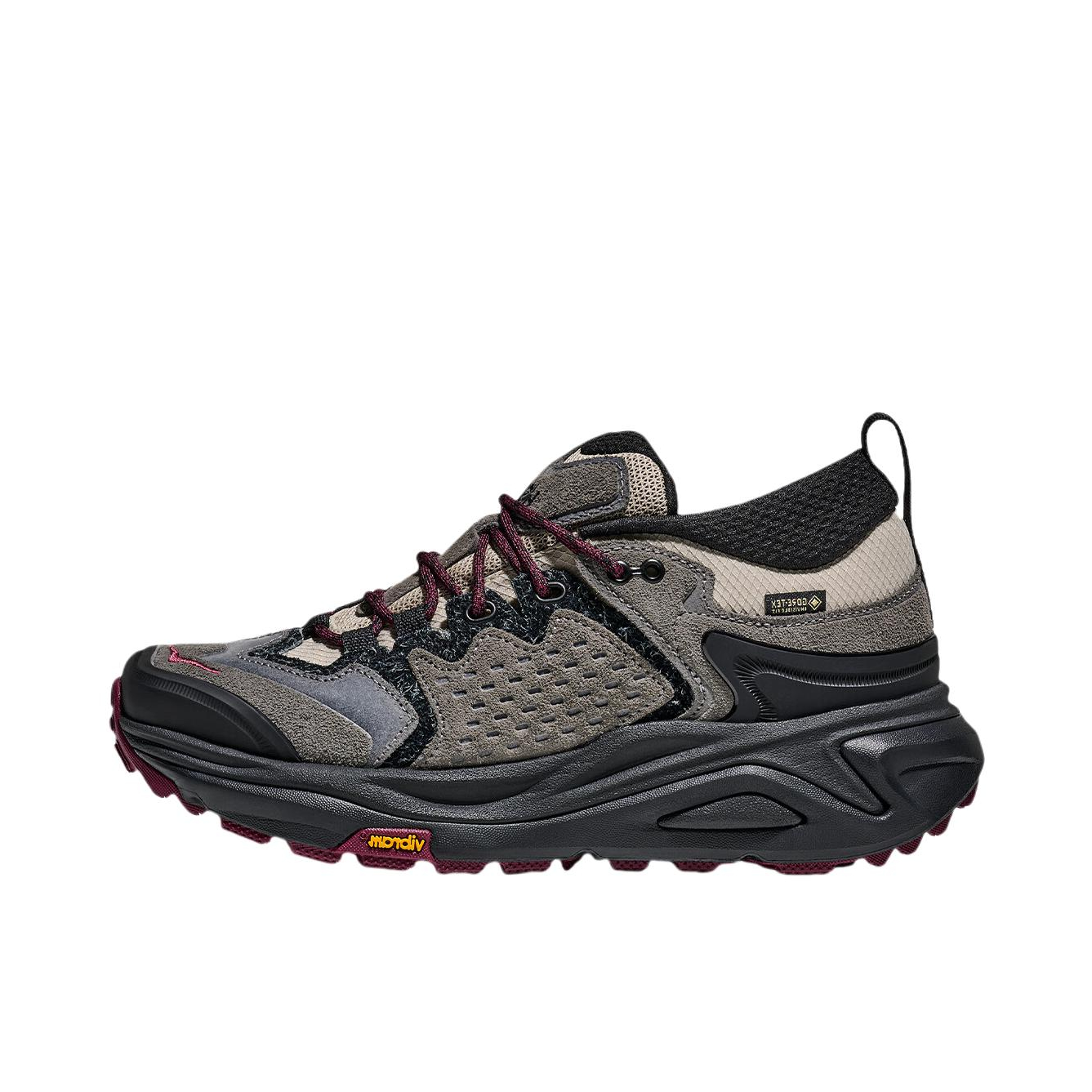 推荐商品：【井柏然同款】HOKA ONE ONE 卡哈3 KAHA 3 GTX 舒适透气 防滑耐磨 百搭耐用 防水 秋冬 户外 登山鞋 徒步鞋 黑色/杏粉色