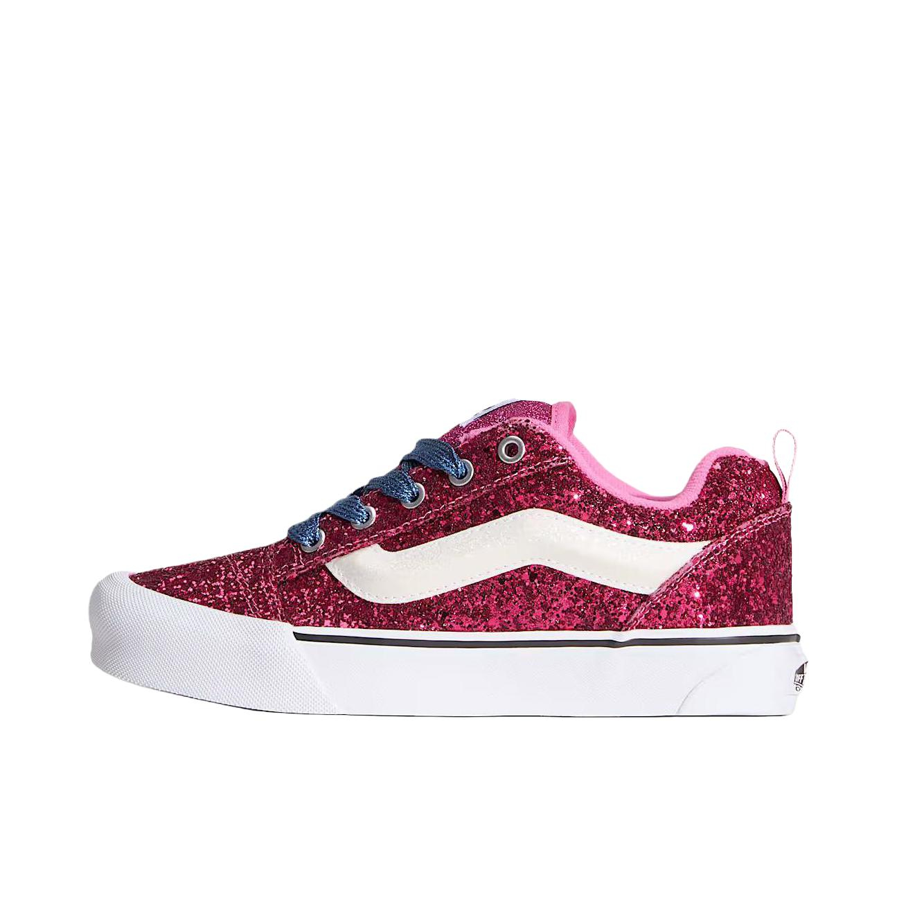 推荐商品：Vans/范斯 Knu-Skool 板鞋 面包鞋 滑板鞋 复古美式时尚防水支撑贴合圆头 粉色/羽毛白