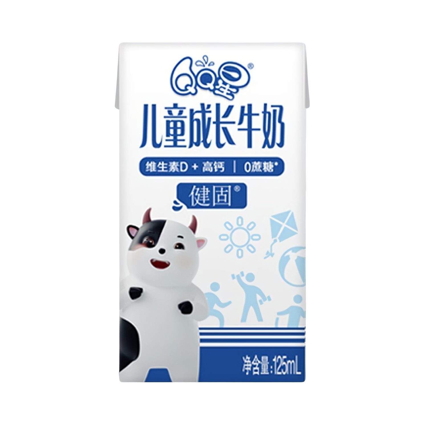 推荐商品：伊利 QQ星 稳固型 儿童成长牛奶 125ml 盒装 健固