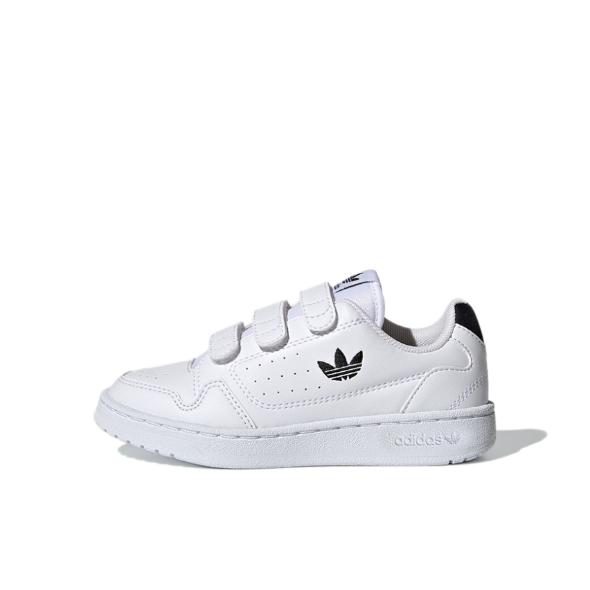 推荐商品：adidas Originals NY 90 心动 防滑耐磨 舒适休闲 运动 板鞋儿童 小童/白色/黑色