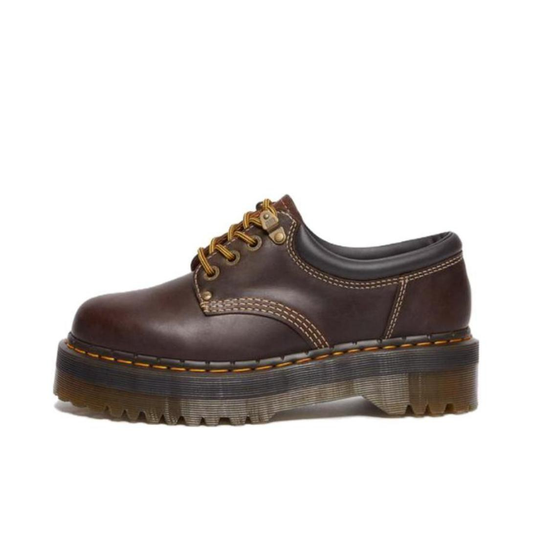 推荐商品：Dr.Martens 马汀博士 8053 时尚休闲 简约英伦风 圆头 马丁单鞋英伦风 深棕色