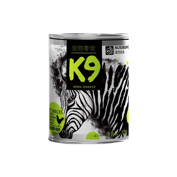 推荐商品：K9 森林探密鸡肉蔓越莓海藻粉味罐头狗狗零食营养拌饭增肥拌狗粮