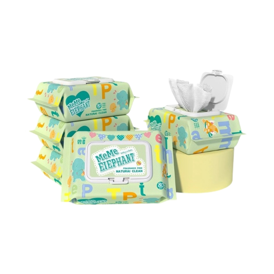 推荐商品：碧C 婴儿珍珠纹手口屁专用湿巾家用加厚带盖