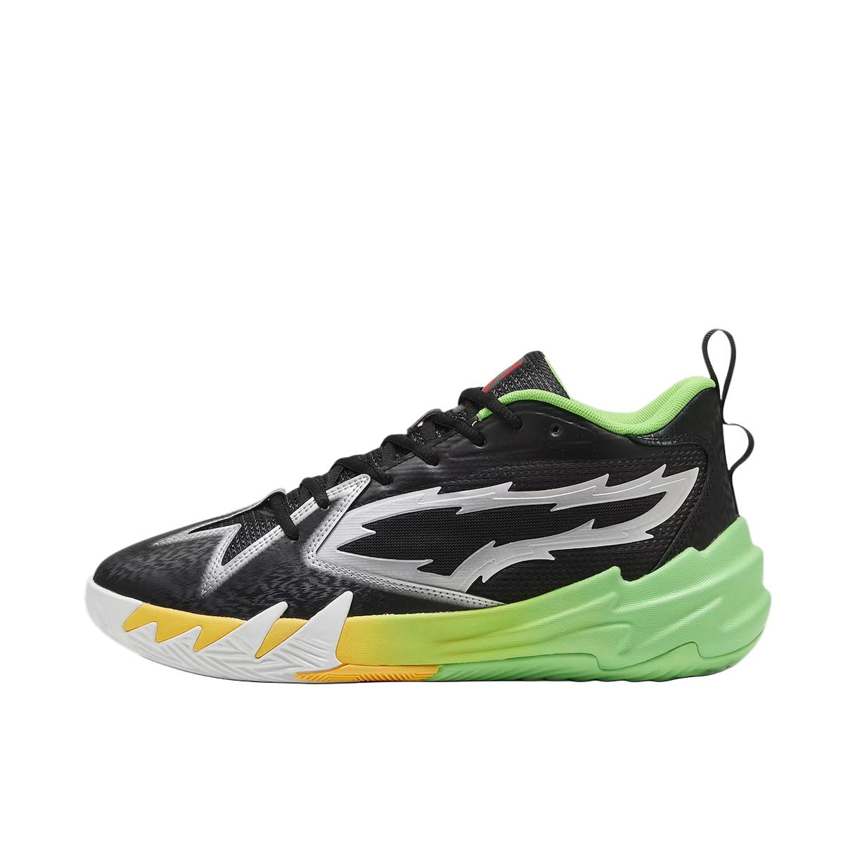 推荐商品：Puma/彪马 Scoot Zeros 斯库特 防滑耐磨 舒适缓震 透气 实战 圆头 篮球鞋 NBA 2K联名/黑色/绿色
