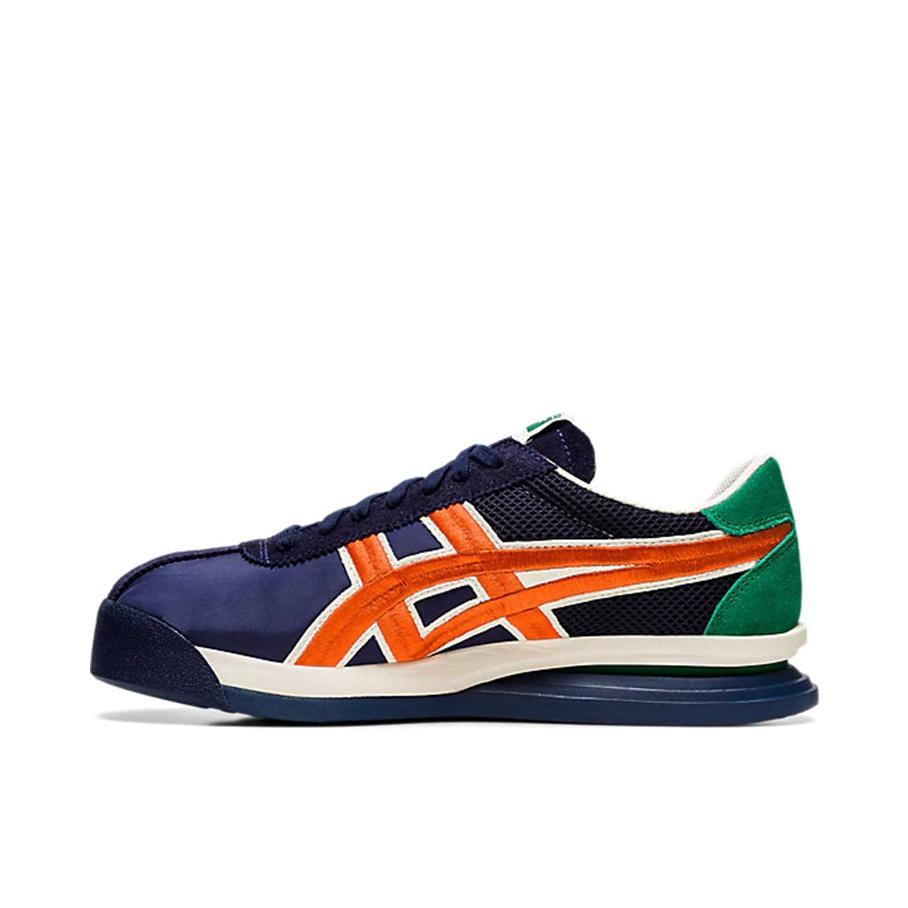 Onitsuka Tiger Corsair EX 防滑耐磨 减震轻便 舒适百搭 经典复古 运动 休闲鞋 藏蓝/橙色/绿色