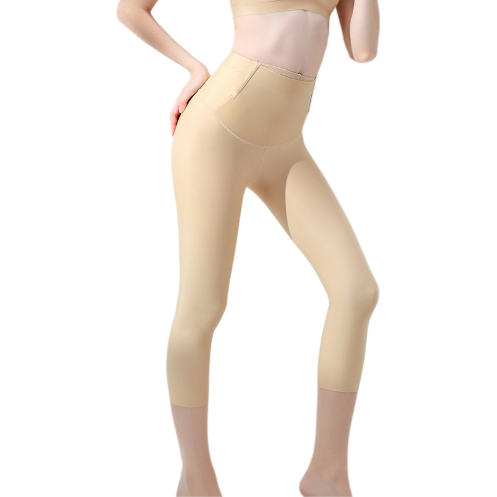 推荐商品：怀美 收腹塑形超高腰七分束腰紧身裤 女装 3022 肤