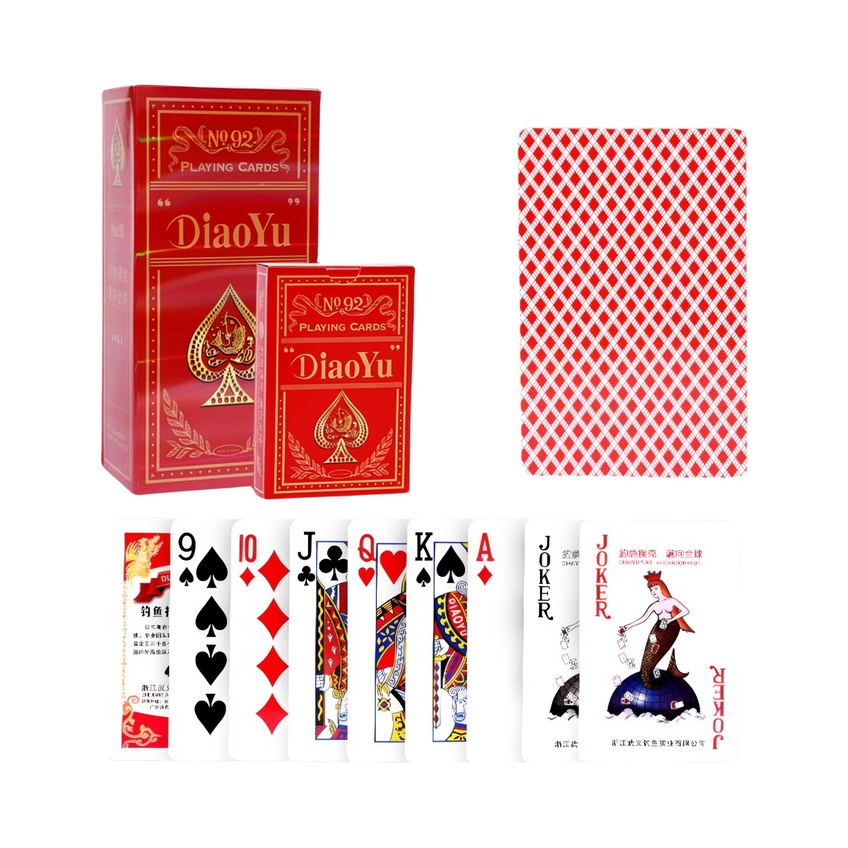 推荐商品：钓鱼 92 塑料 扑克