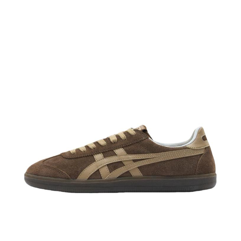 推荐商品：Onitsuka Tiger Tokuten 德训鞋 板鞋 防滑耐磨舒适减震织物复古百搭一脚蹬 深棕色