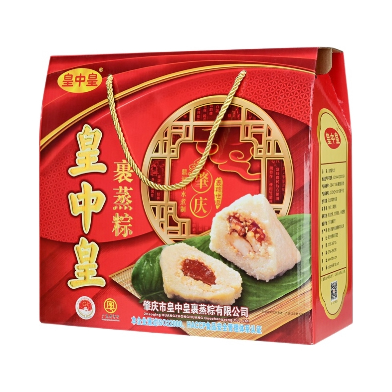 推荐商品：皇中皇 粽子 6粽 礼盒装 鲜香