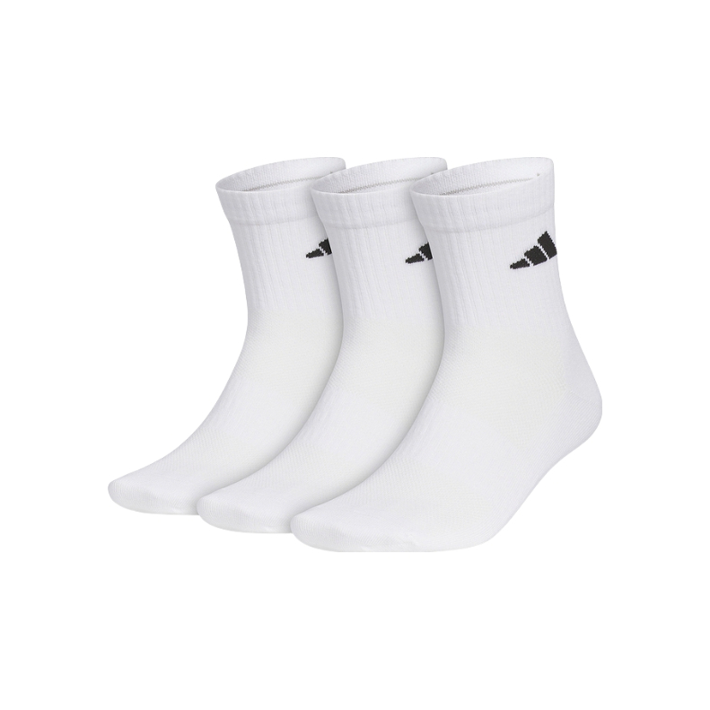 adidas 短筒袜 24SS经典防臭运动短筒袜 JC9273 JC9272 白色 3双