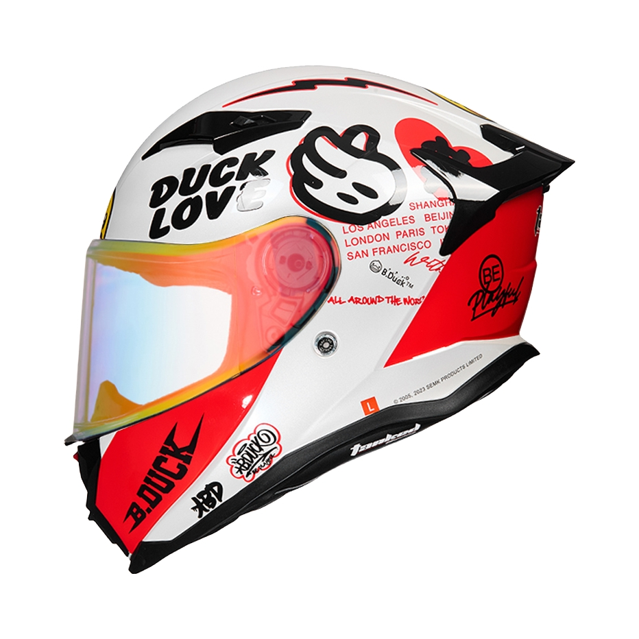 推荐商品：TANKED RACING T153S 坦克头盔 全盔 全覆式 单镜片 复合材质 大尾翼 摩托车头盔