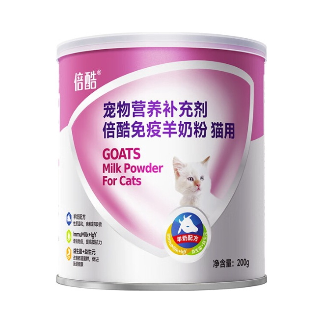 推荐商品：PetAg/倍酷 免疫羊奶粉 猫咪专用