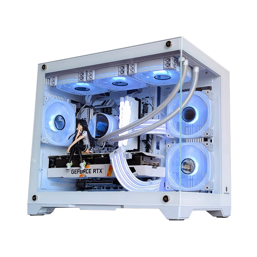 推荐商品：玩嘉 孤勇者 无A柱款 电脑海景房机箱 360水冷 9风扇 无立柱 全侧透 旗舰版