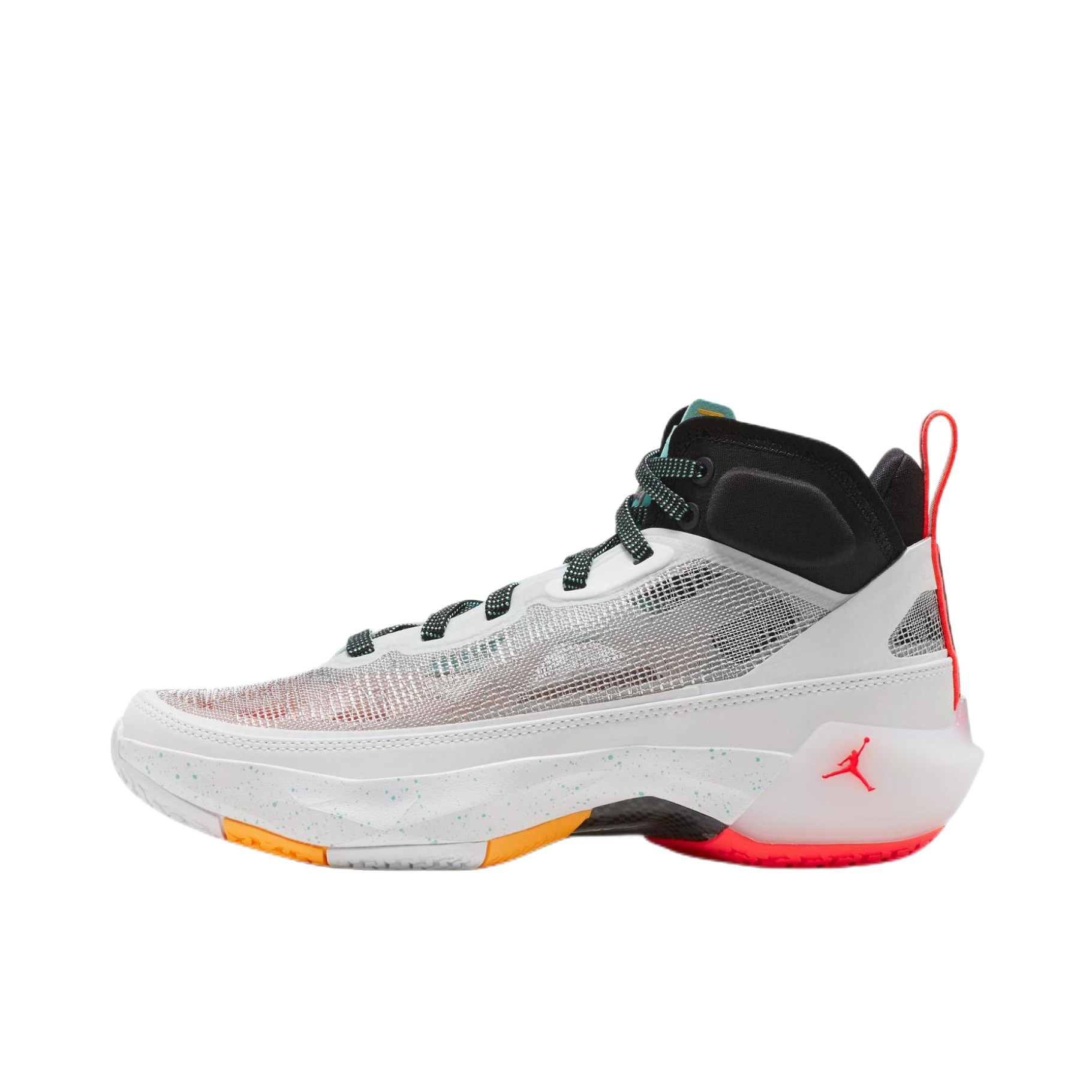 推荐商品：Air Jordan 37 篮球鞋 防滑耐磨缓震透气时尚百搭实战 GS/白色/黑色/红色