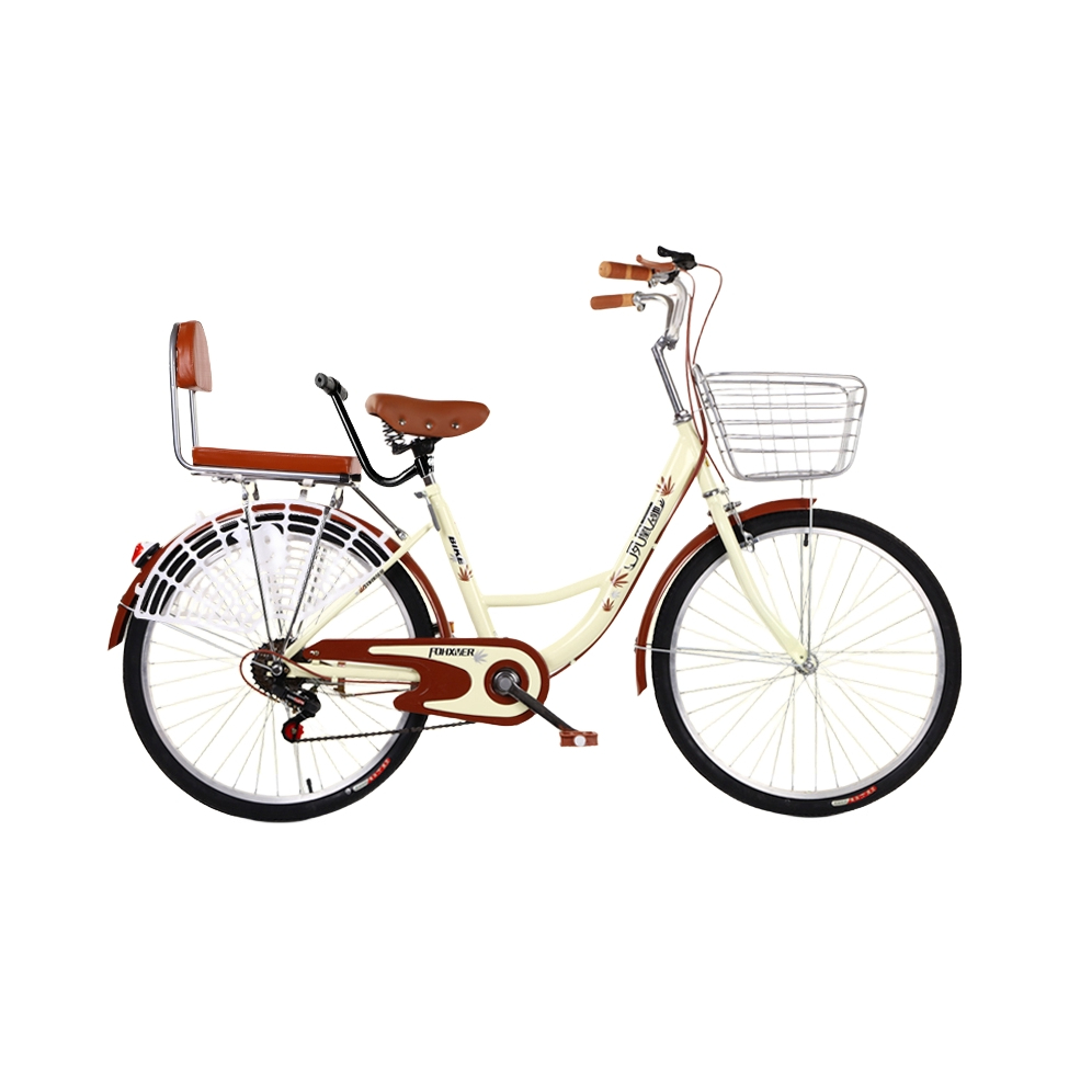 推荐商品：夙凰 SHFC-6311飞驰 复古 轻便 实心胎 通勤自行车