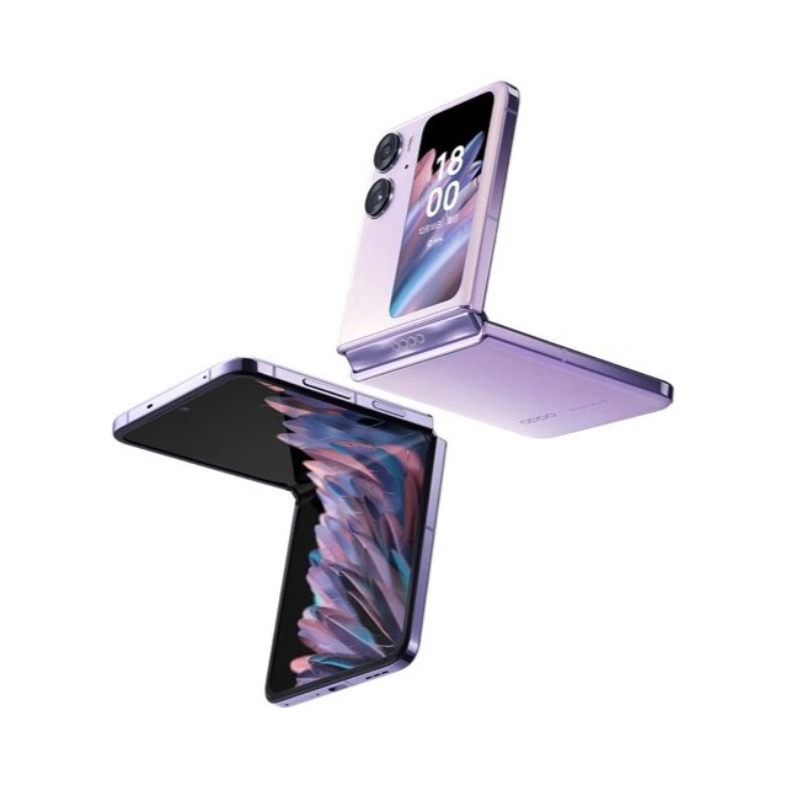 OPPO Find N2 Flip 5G 手机 小折叠屏 大电量 全网通 镜面屏 超清外屏 任意窗 护眼 超光影 自拍 慕紫