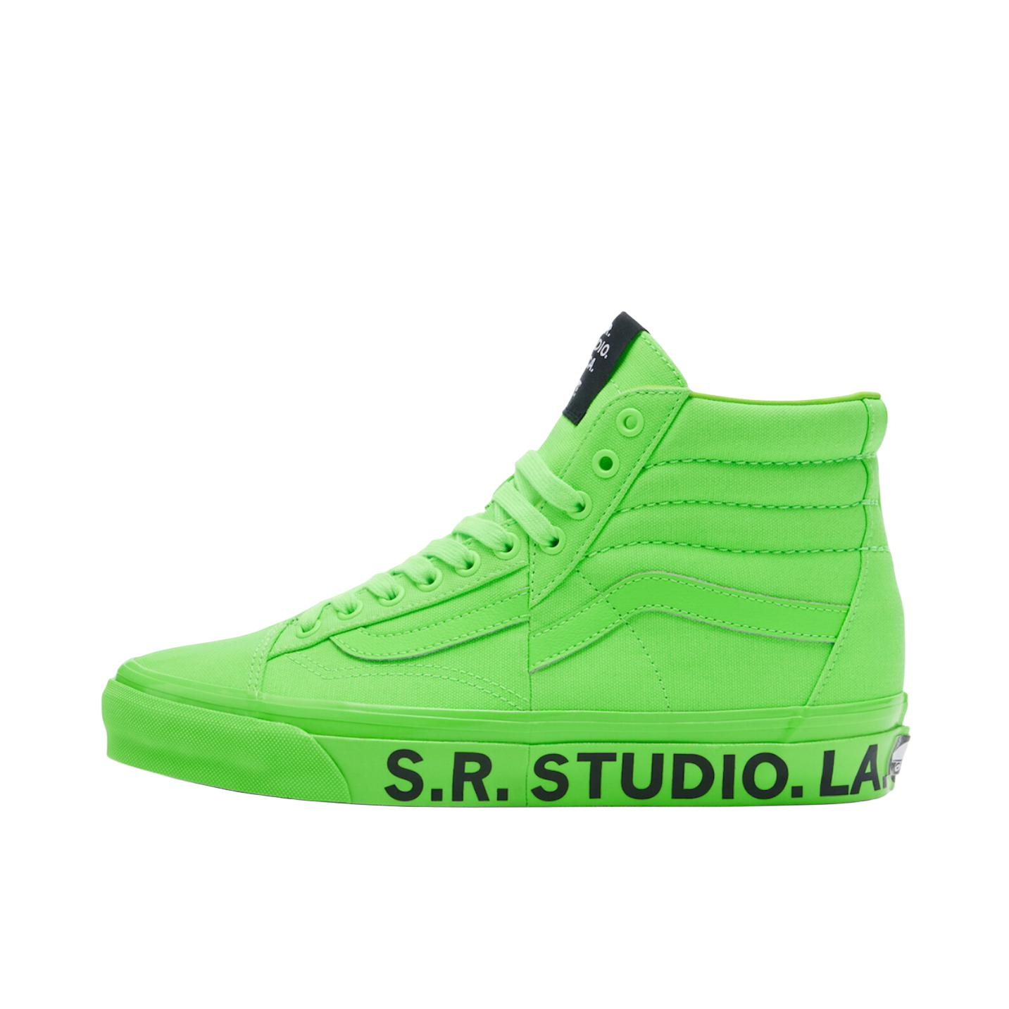 推荐商品：Vans/范斯 Clash The Wall 耐磨透气 帆布鞋 S.R. Studio联名/绿色