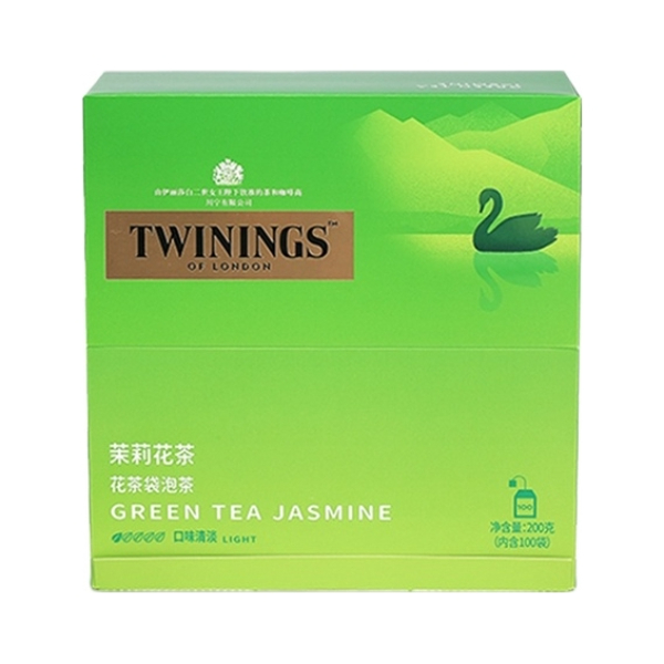 推荐商品：Twinings/川宁 醇香绿茶系列 袋泡茶200g/100袋 盒装进口