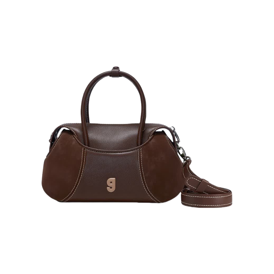 推荐商品：古良吉吉 小号原创设计新款棒球波士顿包斜挎包手提包