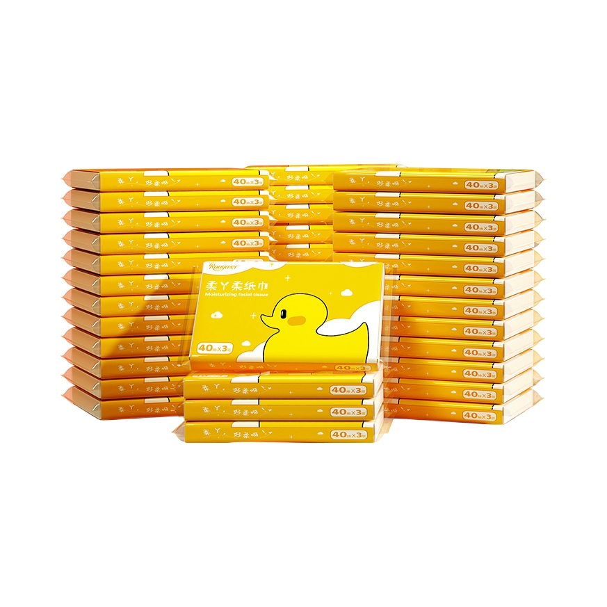 推荐商品：柔丫 新生婴儿便携式乳霜云柔巾保湿乳霜纸巾无刺激干湿两用湿润