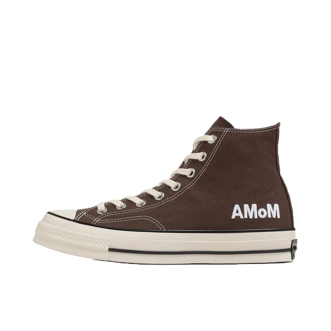 推荐商品：Converse/匡威 ALL STAR LGCY 帆布鞋 防滑耐磨高帮平跟 MoMA联名/巧克力棕色 