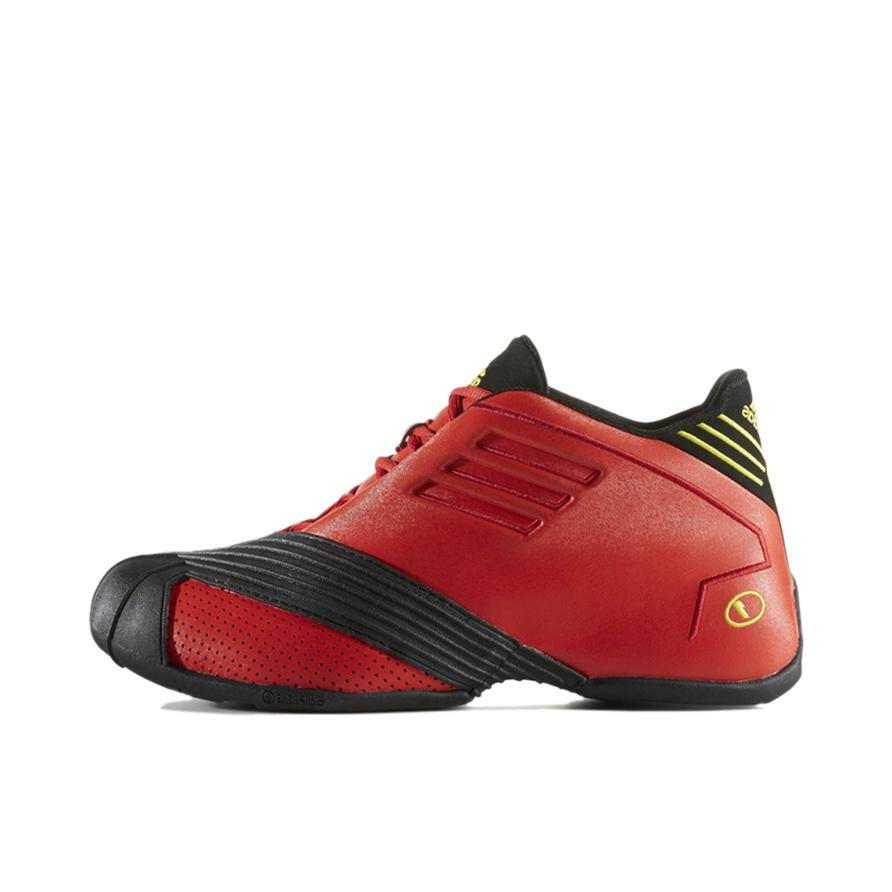 推荐商品：adidas T-Mac 1 篮球鞋 舒适缓震防滑耐磨实战运动复古 Red/Black 黑红