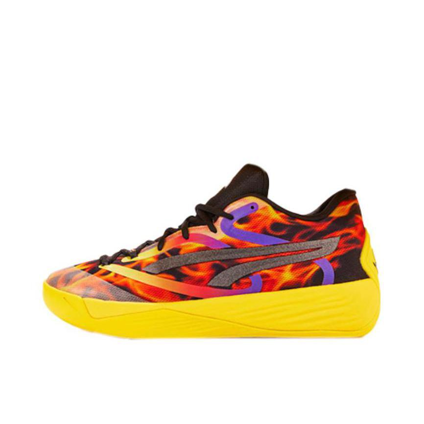 推荐商品：Puma/彪马 Stewie 2 NITRO FOAM中底 防滑耐磨 舒适轻便 缓震 圆头 织物 实战 篮球鞋 红色/黄色