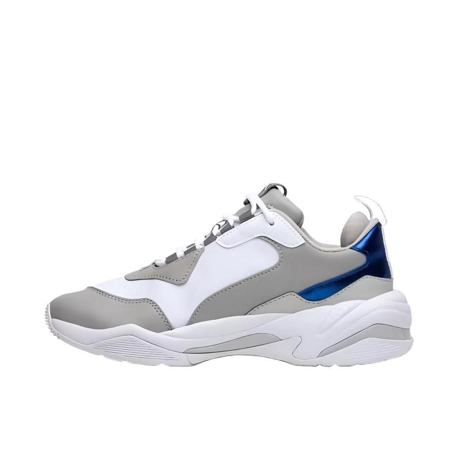 推荐商品：Puma/彪马 Thunder 运动休闲鞋 时尚复古防滑耐磨透气厚底圆头 White/Silver
 白/灰/蓝
