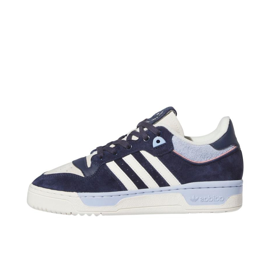 推荐商品：adidas Rivalry 86 运动休闲鞋 防滑耐磨舒适潮流复古轻便透气圆头 HOOP YORK CITY联名/藏青蓝/白色