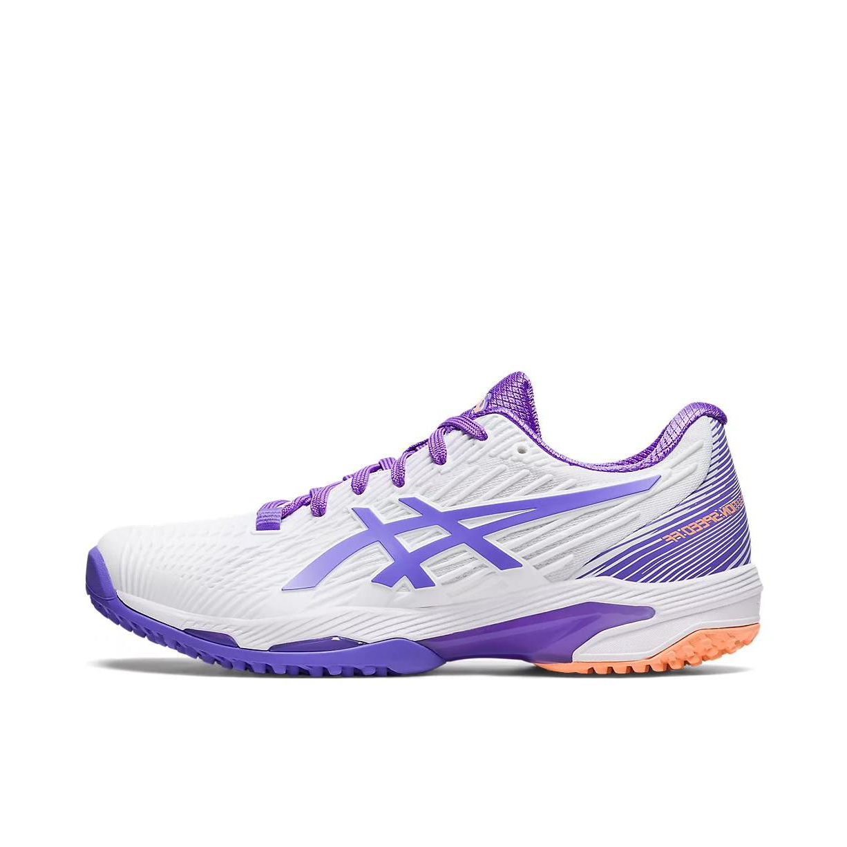 推荐商品：Asics/亚瑟士 Solution Speed FF 2 防滑耐磨 缓震轻便 网布透气 舒适回弹 轻量 支撑 网面 织物 合成革 休闲运动 网球鞋 白色/紫色/米色