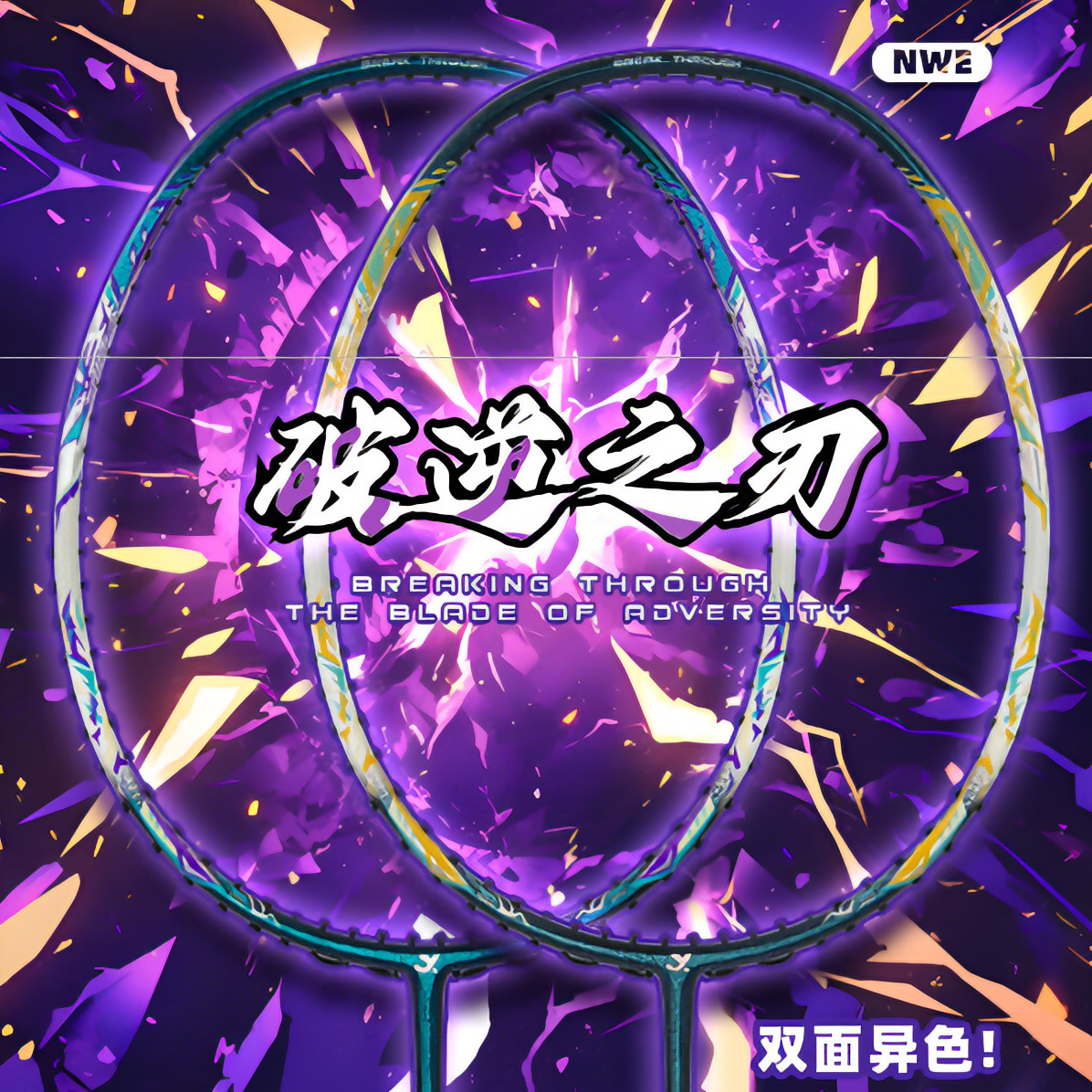 推荐商品：蟹羽 破逆之刃 超轻 耐打 进攻型 专业级 全碳素纤维 羽毛球拍