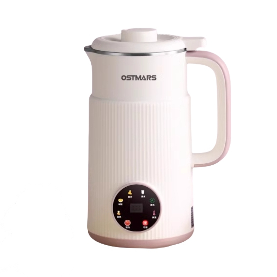 推荐商品：OSTMARS 豆浆机 0.8L 家用 全自动 304不锈钢内胆 陶瓷釉 免煮 免滤 无渣 预约定时 五谷杂粮 轻音