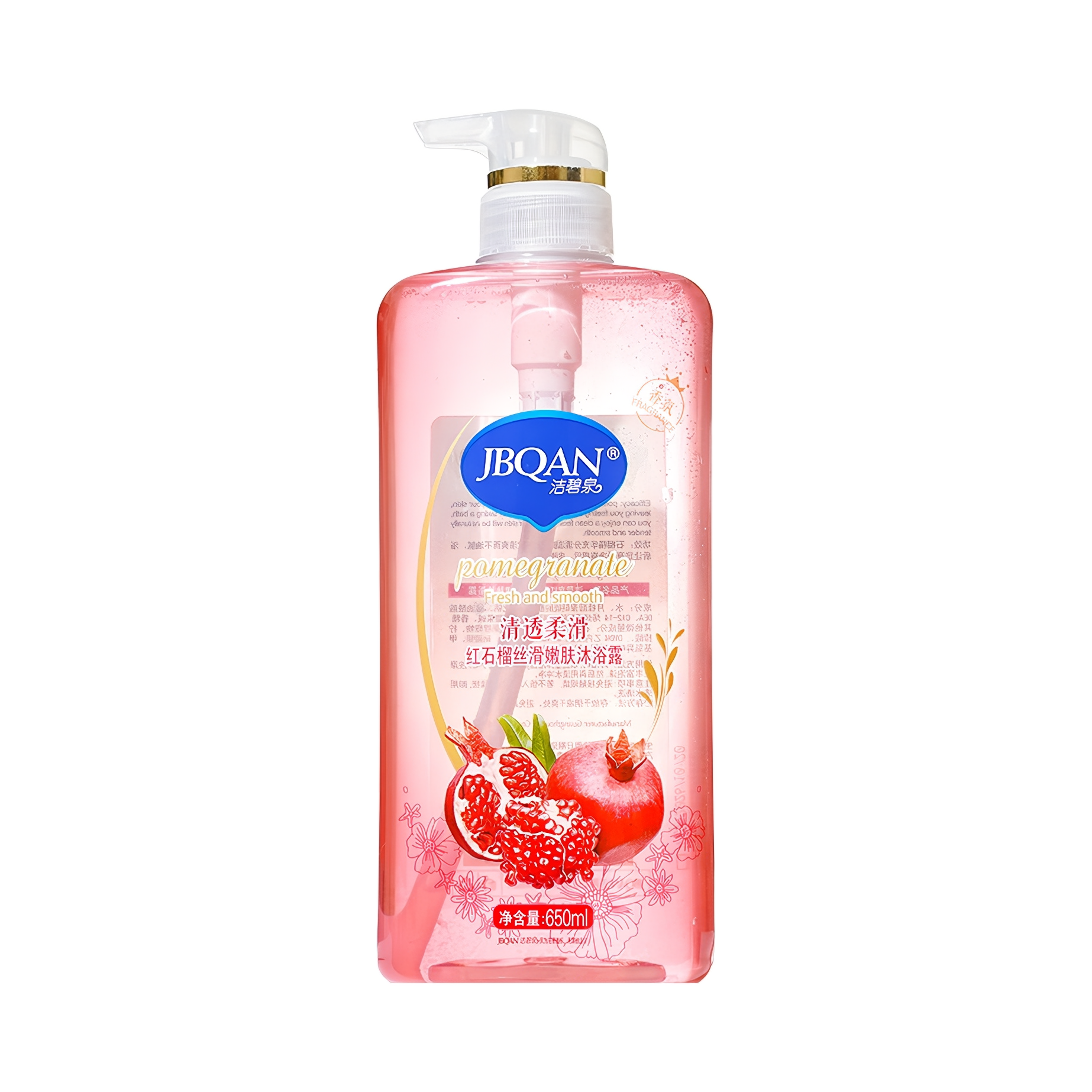 推荐商品：JBQAN/洁碧泉 嫩肤留香沐浴露