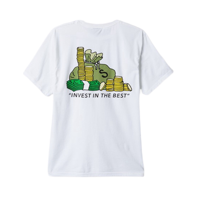 Stussy INVEAT IN THE BEST 美金印花短袖 男女同款