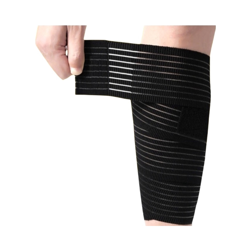 推荐商品：艳茂 高弹 轻柔 缠绕 加压 自粘 固定 绑带 防抽筋 防扭伤 防拉伤 护小腿 护大腿 护膝